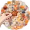 105PCS Woodland Animals Stickers Thanksgiving Stickers Forest Ananias Party Favors Supplies Woodland Baby Shower Decorations Cute Animal Stickers Fox Bear Vinyl Fall Stickers for Water Bottles view 2