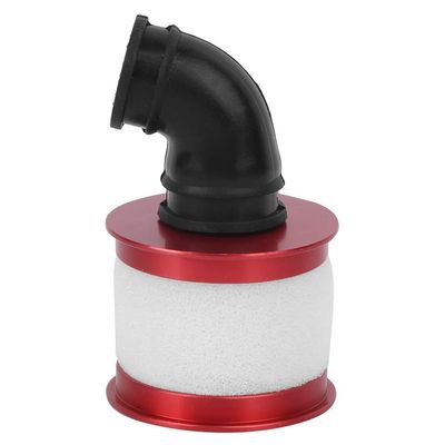 equlup RC Air Filter, 1/10 Air Filter Cleaner Universal Parts Oil Motor Remote Control Car Sponge Cover Upgrade Parts for HSP 94188 94122 RC Car (Red)