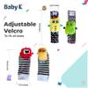 BABY K Foot Finder Socks & Wrist Rattles (Set L) - Newborn Toys for Baby Boy or Girl - Brain Development Infant Toys - Hand and Foot Rattles Suitable for 0-3, 3-6, 6-12 Months Babies view 2