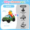 24 Pcs Rubber Ducks for Jeeps, 3.5 Inch Rubber Cars for Ducking Suitable for 2 Inch Ducks, 12 Ducks Assortment with 12 Cars, Baby Bath Toy Valentines Day Gifts for Kids Party Favors view 3