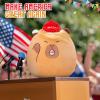 12-Inch Funny Donald Trump Capybara Plush Pillow - Cute MAGA Hat Design | Creative Gift Filling | Fun Decoration for Children and Adults view 2