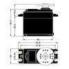 1/4 Pcs 13KG 15KG Servo Digital 996 Servo Gear(995 360 4PCS) view 4