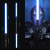 XenoSaber 2 Pack Light Sabers, 2 in 1 Smooth Swing Motion Control Light Saber, 16 Sound Fonts Infinite Color Changing APP Control, Rechargeable Double-Bladed Dueling for Adults view 4