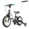 EOOWOY Balance Bike with Push Handle for Kids 18-60 Months, 6 in 1 Foldable Push Bike with Training Wheels & Pedals, Balance Bicycle for Boys and Girls with Brakes & Kickstand, Mint view 1