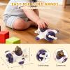 Airplane Toy Cars for Toddlers 1-3  4 Pack Press and Go Baby Car Toys, Push Airplanes with Rotating Propellers & Animal Drivers, Safe ABS Friction Cars for Indoor Outdoor Play, Gift for Boys Girls view 4