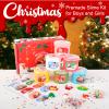 Christmas Butter Slime Kit 6 Pack, Christmas Slime Set with Charms for Kids Party Favors, Stocking Fillers, Xmas Toys for Girls Boys view 2