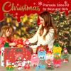 Christmas Butter Slime Kit 6 Pack, Christmas Slime Set with Charms for Kids Party Favors, Stocking Fillers, Xmas Toys for Girls Boys view 4