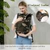 Baby Carrier for Dad (7-30lbs)-Military Stylish Infant Holder Carriers Newborn to Toddler, Men Baby Carrier with Windproof Cap, One Size Fits All, Camouflage view 3