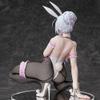 MABAIUDE Yukino Mifuyu Figure Statue Model, 26cm White Squatting Pose Bunny Girl Version 1:6 Scale Anime Figure Model, PVC Handmade Desktop Display Decoration Collection Gift for Fans view 4