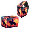 ETLKJVBL for MTG Card Storage Solution, Sunset Cowboy for Commander Decks, High Capacity Anime Card Sleeves for Mtg Deck Box Set of 2 view 1