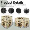 ETLKJVBL for MTG Card Storage Solution, Cute Raccoon for Commander Decks, High Capacity Anime Card Sleeves for Mtg Deck Box Set of 2 view 3