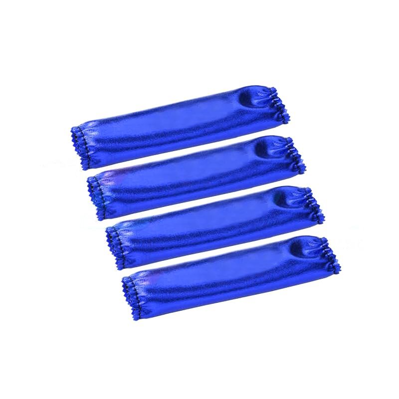 JOYSOG 4Pcs Shock Absorber Dust Cover for TRAXXAS 1/8 6S MAXX SLASH-102076-4 RC Damper Dustproof Sleeve Guard Accessories (Blue)