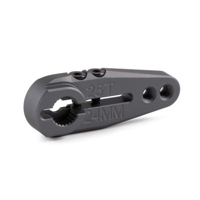 Clamping 25T Servo Horn Steering Servo Arm 7075 Aluminum for Futaba NHX Power HD Protek Savox NSDRC RC Crawler Electric Car Buggy Monster Truck (25T 24mm)