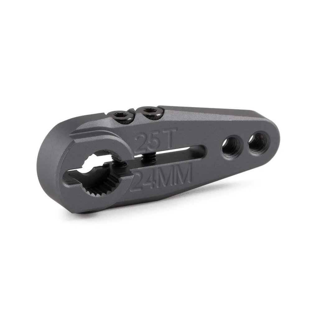 Clamping 25T Servo Horn Steering Servo Arm 7075 Aluminum for Futaba NHX Power HD Protek Savox NSDRC RC Crawler Electric Car Buggy Monster Truck (25T 24mm)