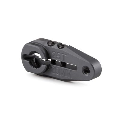 Clamping 25T Servo Horn Steering Servo Arm 7075 Aluminum for Futaba NHX Power HD Protek Savox NSDRC RC Crawler Electric Car Buggy Monster Truck (25T 20mm)