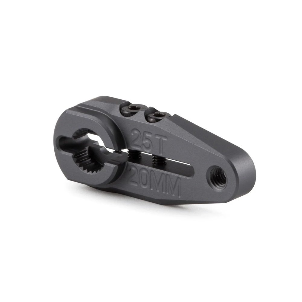 Clamping 25T Servo Horn Steering Servo Arm 7075 Aluminum for Futaba NHX Power HD Protek Savox NSDRC RC Crawler Electric Car Buggy Monster Truck (25T 20mm)