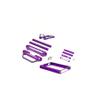 AMK RC Upgrade Parts: Metal Transmitter Protector Frame/Remote Control Metal Base for Flysky Noble NB4 (Purple) view 1