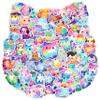 100Pcs Starry Cute Cat Stickers for Laptop, Kawaii Kitty Sticker for Kids Adults, Waterproof Vinyl Decal for Water Bottle,Luggage,Skateboard,Phone, Rainbow Cat Party Favors view 1
