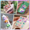 100Pcs Starry Cute Cat Stickers for Laptop, Kawaii Kitty Sticker for Kids Adults, Waterproof Vinyl Decal for Water Bottle,Luggage,Skateboard,Phone, Rainbow Cat Party Favors view 3