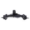 Aosekaa 1/10 RC Servo Mount, Front Axle Servo Mount, Easy to Install,Sturdy Door Bridge Modification Chassis Upgrade Part, Black view 3