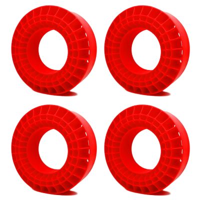 Silicone Rubber Insert Foam for 1/10 RC Crawler Fit 1.9 inch 114-120mm Wheel Tires(Red)