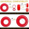 Silicone Rubber Insert Foam for 1/10 RC Crawler Fit 1.9 inch 114-120mm Wheel Tires(Red) view 4