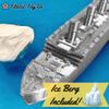SilverTanic Titanic Bath Boat And Pool Toy By TitanicToyCo, RMS Titanic Toys For Kids, Historically Accurate Titanic Toy, Titanic Ship, Titanic Cake Topper, Titanic Figurine (SilverTanic) view 2