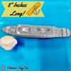SilverTanic Titanic Bath Boat And Pool Toy By TitanicToyCo, RMS Titanic Toys For Kids, Historically Accurate Titanic Toy, Titanic Ship, Titanic Cake Topper, Titanic Figurine (SilverTanic) view 3