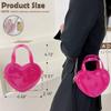 Girls Novelty Mini Heart-Shaped Purse Chain Purse Shoulder Crossbody Bags Tote Handbag Travel Wallet for Kids Gift (Rose) view 2