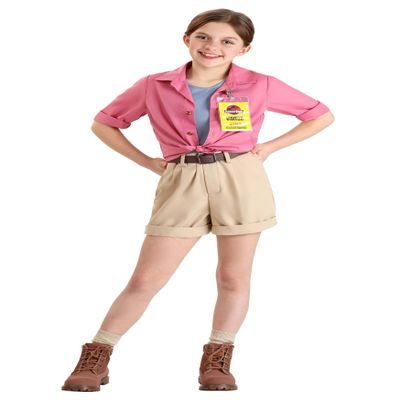 Girls Dr. Ellie Sattler Costume | Realistic Jurassic Park Explorer Outfit for Halloween or Cosplay X-Large