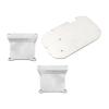 1/10 Stainless Steel Chassis Armor Set, RC Car Accessories for Tamiya TT01 On-Road view 1
