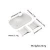 1/10 Stainless Steel Chassis Armor Set, RC Car Accessories for Tamiya TT01 On-Road view 4