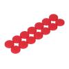 14PCS Key Caps for Kailh Choc Low Profile Stick Replacement Caps, Matte Finish, Anti Slip, Easy Installation, Customize Gaming Experience, Replacement Caps (Red) view 1