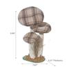Plaid Mushroom Stand view 3