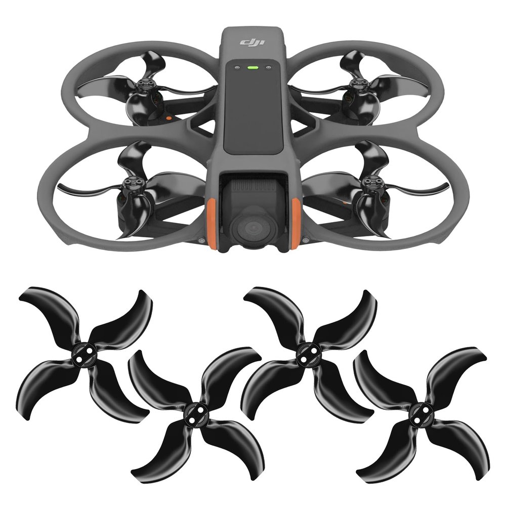 Master Airscrew Stealth Propellers for DJI Avata 2 - Black, 4 pcs