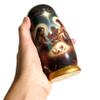 KaleaBoutique Collectible Long Lasting Christmas Nativity Russian Style 5 Piece Nesting Dolls Gift Set Martyoshka Doll - Impressionism Style, 5.75 Inches Tall - Includes Glossy Gift Box. view 4