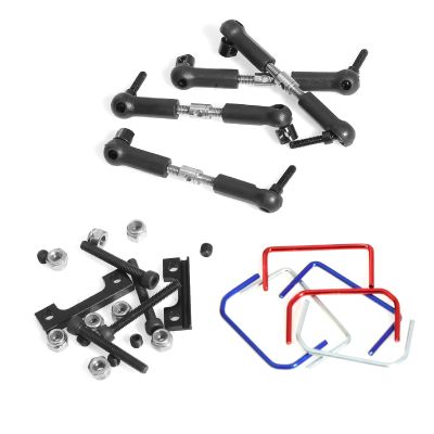 RC Front Rear Sway Bar Kit for Traxxas E-Revo/Mini Slash 1/16 RC Car Modify & Upgrade