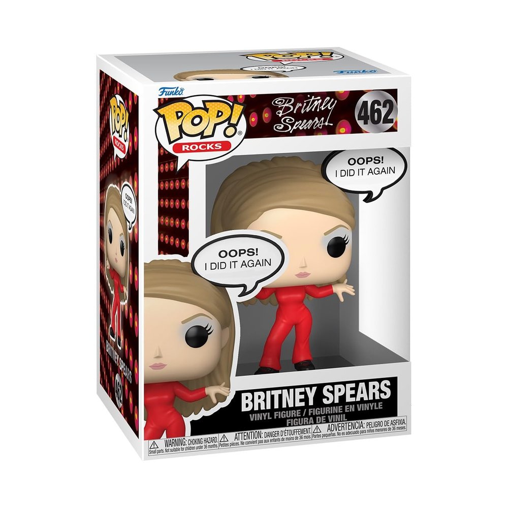 Funko Pop Sayings: Britney Spears - Oops, I Did It Again - Collectable Vinyl Figure - Gift Idea - Official Merchandise - Toys for Kids & Adults - Music Fans - Model Figure for Collectors and Display