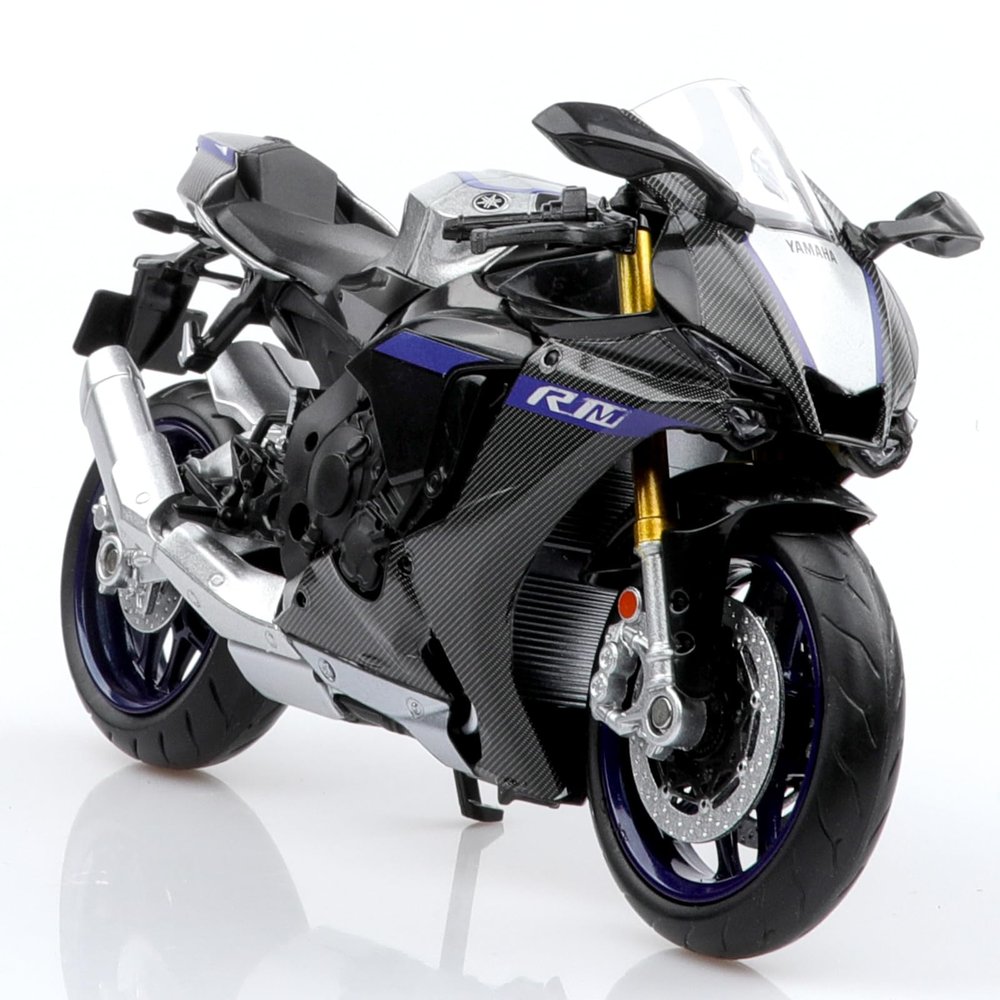 TOKAXI 1/12 Scale Yamaha YZF-R1M Diecast Toy Motorcycles,Yamaha Motorcycle Model,R1 Motorcycle Toy Gifts for Boys Girls
