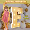 120cm High Luminous Letters Birthday Decoration Pre-Cut Frame Foam Cardboard Large Mosaic Letters for Wedding Baby Shower Party Decorations view 2