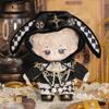 niannyyhouse Hat Coat Plaid Pants Shoes 10cm 15cm 20cm Plush Doll Black Golden Outfit Dress Up Accessories (Black-15cm) view 2