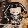 niannyyhouse Hat Coat Plaid Pants Shoes 10cm 15cm 20cm Plush Doll Black Golden Outfit Dress Up Accessories (Black-15cm) view 3