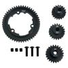 50T 1 Mod Hardened Steel Spur Gear with 18T+20T+22T Motor Pinion Gear for Traxxas 1/5 X-Maxx 1/7 XO-1 1/10 Maxx 1/10 E-REVO 2.0 VXL, Replace 6447 (50T) view 1
