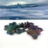 3D Printed Baby Dragon with Dragon Egg, Articulated Clover, Crystal, Easter, Gemstone, Orchid, Rose, Sushi, Woodland Baby Dragon, Fidget Toy for Autism ADHD BD001 (Clover Dragon, RED Blue Green) view 4