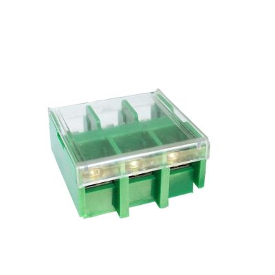(10PCS) JF5-4/3 Copper Terminal Blocks 32A/3P 660V Universal DIN Rail Mounted 0.75-4mm2 Wire Dual Row Connector