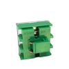 (10PCS) JF5-4/3 Copper Terminal Blocks 32A/3P 660V Universal DIN Rail Mounted 0.75-4mm2 Wire Dual Row Connector view 3