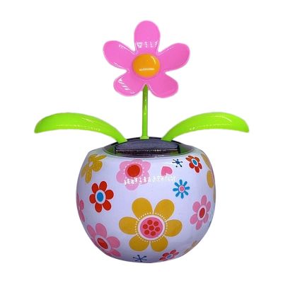 Solar Dancing Flowers - Flower | Solar Power Kits | Solar Powered Toy | Shaking Flower Solar Ornament | Solar Flower Car Ornaments | Unique Car Decoration Dancing Flower Dashboard Di