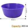 WAAOME (Pack of 4 Plastic Mini Bowl Set) Plastic Mini katori Set Multi Colour (A438) view 3