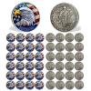 100 PCS AtSKnSK Challenge Coin Thank You for Your Service Coins for Veterans Appreciation Bulk (Ancient Eagle Veteran, Piece, 100) view 1