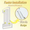 2.3Ft/70cm Tall Light Up Numbers 1 1st Birthday Decoration Pre-cut Frame Foam Cardboard Kit Large Mosaic Numbers for Party Decor Wedding Baby Shower view 4